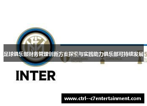 足球俱乐部财务管理创新方案探索与实践助力俱乐部可持续发展 足球俱乐部财务管理创新方案探索与实践助力俱乐部可持续发展